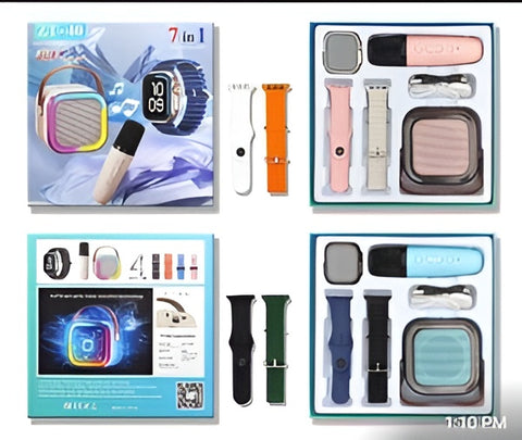 7-in-1 Smart Watch & Speaker Combo